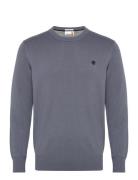 Williams River Cotton Yd Sweater Folkst Gray Designers Knitwear Round Necks Grey Timberland