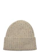 Wells Fleck Rib Beanie Accessories Headwear Beanies Beige Les Deux