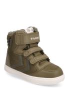 Stadil Super Poly Boot Mid Tex Jr Sport Winter Boots Winter Boots W. Velcro Khaki Green Hummel