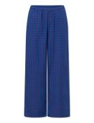 Bella Pants Bottoms Trousers Wide Leg Blue STUDIO FEDER