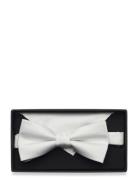 Polyester Bow Tie Butterfly White Lindbergh Black