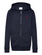 Dhm Bb Zip Hoodie Tops Sweatshirts & Hoodies Hoodies Navy U.S. Polo Assn.