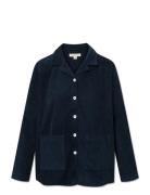 Silja Shirt - Corduroy Tops Overshirts Navy STUDIO FEDER