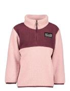 Gosig Kids Halfzip Outerwear Fleece Outerwear Fleece Jackets Pink Didriksons