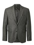 Slhreg-Bow D Gal Blz Suits & Blazers Blazers Single Breasted Blazers Grey Selected Homme