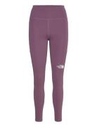 W Movmynt 7/8 Tight Sport Running-training Tights Purple The North Face