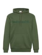 Hampthon Hoodie Black Forest Green Tops Sweatshirts & Hoodies Hoodies Green Timberland