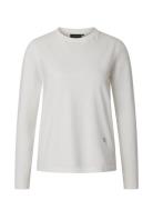 Micaela Long Sleeve Tee Tops T-shirts & Tops Long-sleeved White Lexington Clothing