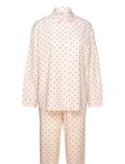 Amor Pyjamas Set Pyjamas Nattøj Cream Becksöndergaard