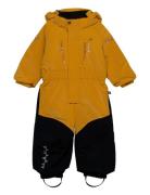 Penguin Snowsuit Kids Moss 80 Sport Coveralls Snow-ski Coveralls & Sets Yellow ISBJÖRN Of Sweden