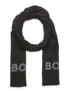 Elio_Scarf Accessories Scarves Winter Scarves Black BOSS