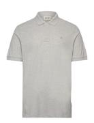 Core Logo Pique Polo Tops Polos Short-sleeved Grey Scotch & Soda