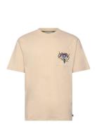 Relaxed Fit Pocket T-Shirt Tops T-Kortærmet Skjorte Beige Scotch & Soda