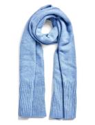 Pcmocca Long Scarf Noos Bc Accessories Scarves Winter Scarves Blue Pieces