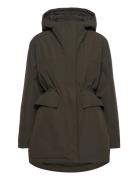 Leana Outerwear Parka Coats Khaki Green Brixtol Textiles