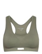 Studio Low Seamless Bra Sport Bras & Tops Sports Bras - All Green Björn Borg