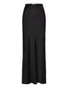 Hana Long Silk Skirt Lang Nederdel Black Ahlvar Gallery