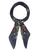 Donica Big Sia Scarf Accessories Scarves Lightweight Scarves Navy Becksöndergaard