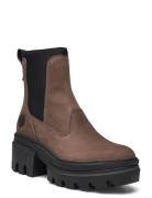 Everleigh Mid Chelsea Boot Medium Brown Nubuck Shoes Chelsea Boots Brown Timberland