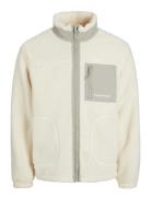 Jorvesterbro Teddy Jacket Aw24 Noos Outerwear Jackets Anoraks Beige Jack & J S