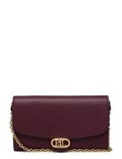 Leather Medium Adair Crossbody Bags Crossbody Bags Burgundy Lauren Ralph Lauren