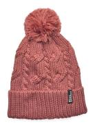 Pompom Beanie Accessories Headwear Beanies Red Jack Wolfskin