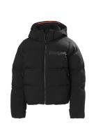 Jr Nora Short Puffy Jacket Foret Jakke Black Helly Hansen