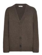 Bs Ariel Regular Fit Knitwear Tops Knitwear Cardigans Brown Bruun & Stengade