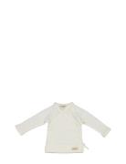 Tut Wrap Ls Tops T-shirts Long-sleeved T-Skjorte White MarMar Copenhagen