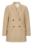 Emelie Blazer Blazers Single Breasted Blazers Beige Newhouse