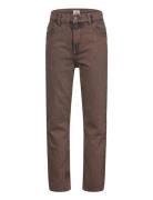 Organic Junior Jeans, Reugular Fit Bottoms Jeans Regular Jeans Brown Copenhagen Colors