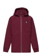 Hmlmars Softshell Jacket Outerwear Softshells Softshell Jackets Burgundy Hummel