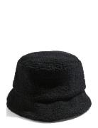 Pcsulla Teddy Bucket Hat Accessories Headwear Bucket Hats Black Pieces