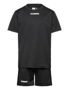 Hmlmulti Pl Set Kids Sport Sets With Short-sleeved T-shirt Black Hummel