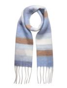 Pcnicole Long Scarf Bc Accessories Scarves Winter Scarves Blue Pieces