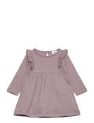 Hckristi - Dress Dresses & Skirts Dresses Casual Dresses Long-sleeved Casual Dresses Purple Hust & Claire