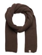 Helsinki Scarf Accessories Scarves Winter Scarves Brown Mp Denmark