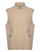 Halo Atw Teddy Fleece Vest Sport Sweatshirts & Hoodies Fleeces & Midlayers Cream HALO