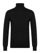 Bs Saturn Regular Fit Knitwear Tops Knitwear Turtlenecks Black Bruun & Stengade