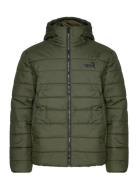 Ess Hooded Padded Jacket Sport Jackets Padded Jackets Khaki Green PUMA