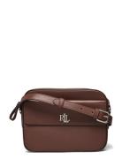 Leather Medium Marcy Camera Bag Bags Crossbody Bags Brown Lauren Ralph Lauren