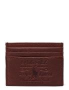 Heritage Leather Card Case Accessories Wallets Cardholder Brown Polo Ralph Lauren