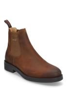 Prepdale Chelsea Boot Støvlet Chelsea Boot Brown GANT