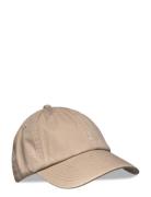 Mini Organic Soft Low Baseball Cap Accessories Headwear Caps Beige Upfront