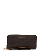 Travel Continental Bags Card Holders & Wallets Wallets Brown Michael Kors