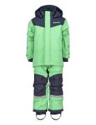 Skare Kids Set Sport Coveralls Snow-ski Coveralls & Sets Green Didriksons