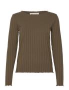 Mattiesw T-Shirt Long Sleeve Tops T-shirts & Tops Long-sleeved Brown Sofie Schnoor