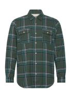 Regular Fit Multicoloured Flannel Check Shirt Tops Shirts Casual Green Scotch & Soda