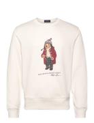 Polo Bear Fleece Sweatshirt Tops Sweatshirts & Hoodies Sweatshirts White Polo Ralph Lauren