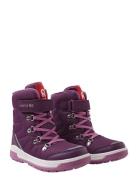 Reimatec Winter Boots, Quicker Vinterstøvler Med Burrebånd Purple Reima